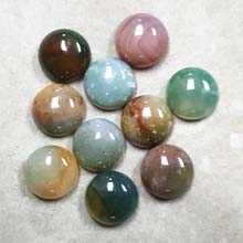 12MM ROUND CABOCHON FANCY JASPER(10PCS/BAG)